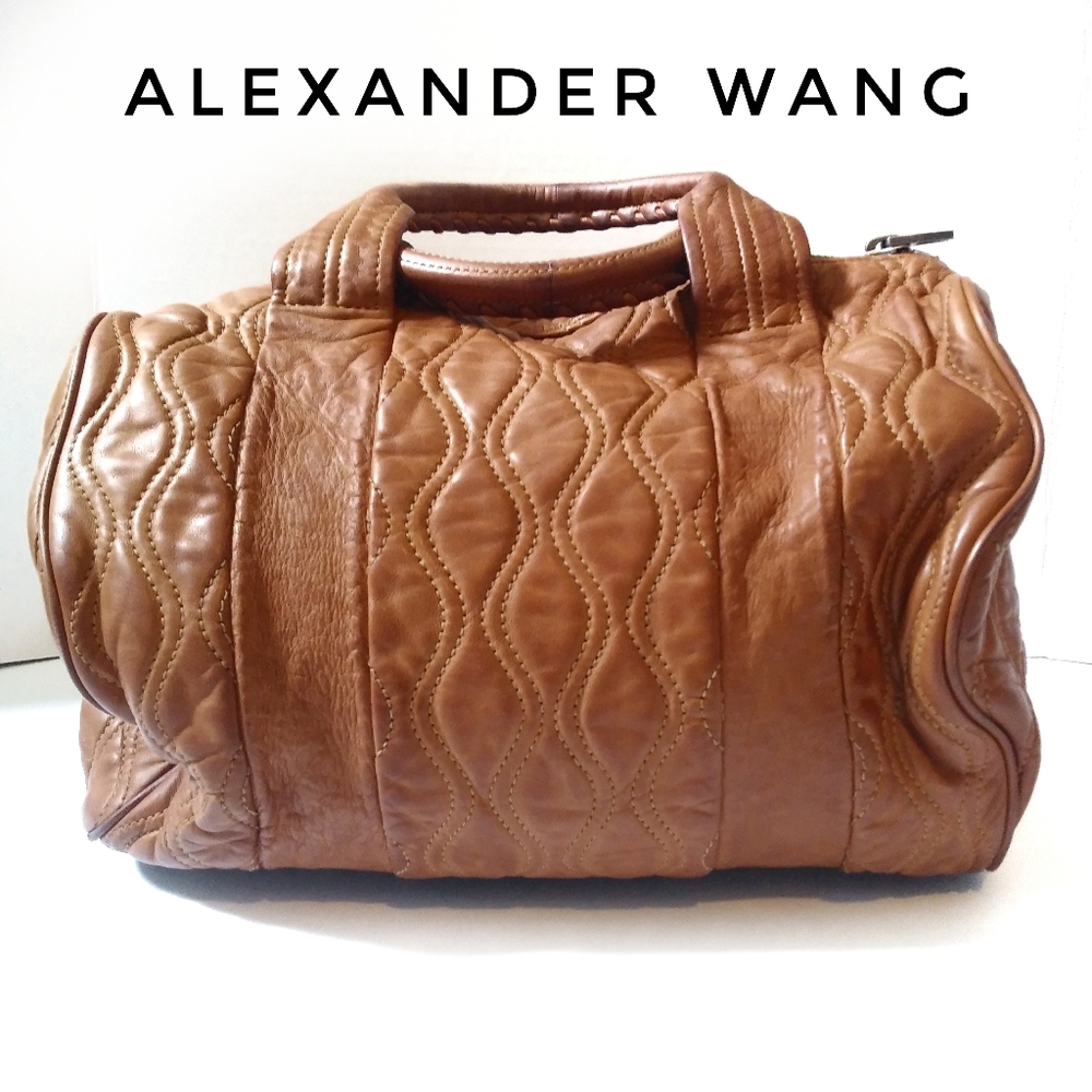 *SOLD* Alexander Wang Quilted Rocco Bag Brown